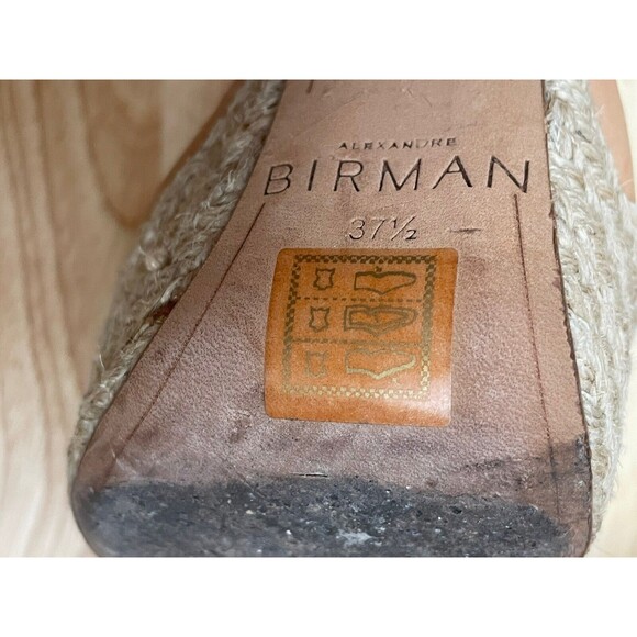 $795 Alexandre Birman Women's Alice Espadrille Platform Heels Shoes Sz 37.5/US 7 - Picture 12 of 12